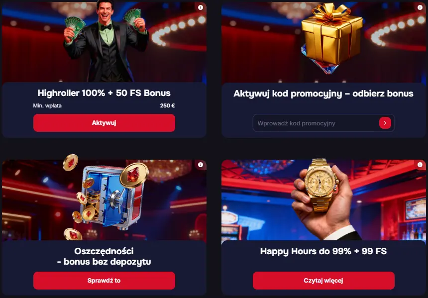 Brionis Casino — Bonus powitalny 100% do 2 000 € + 225 FS